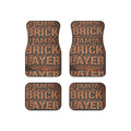 Bricklayer Car Mats (Set of 4) — 'I Am A Bricklayer' Heavy-Duty Auto Floor Mats