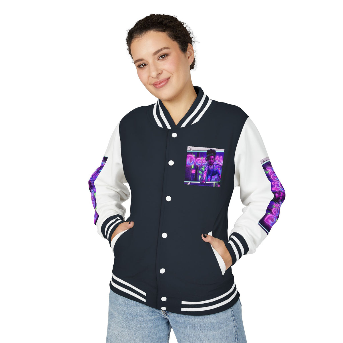 Retro Anime Letterman Jacket