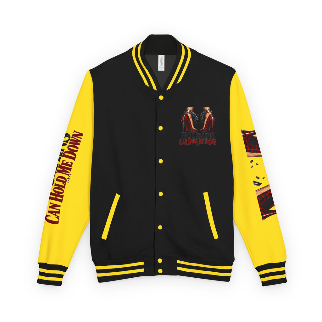 No Chains Letterman Jacket – Bold Streetwear Varsity Bomber