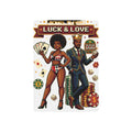 Luck & Love Poker Playing Cards — Retro Casino Deck for Game Nights