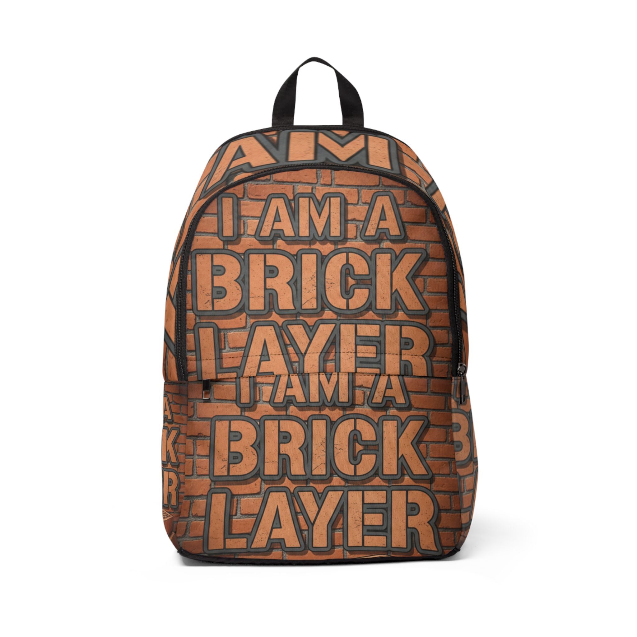 Bricklayer Backpack — "I Am a Bricklayer" Construction Worker Bag