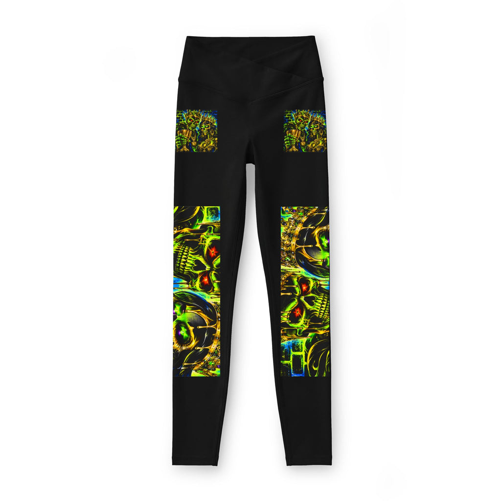 Women’s Psychedelic Abstract Art Luxe Leggings