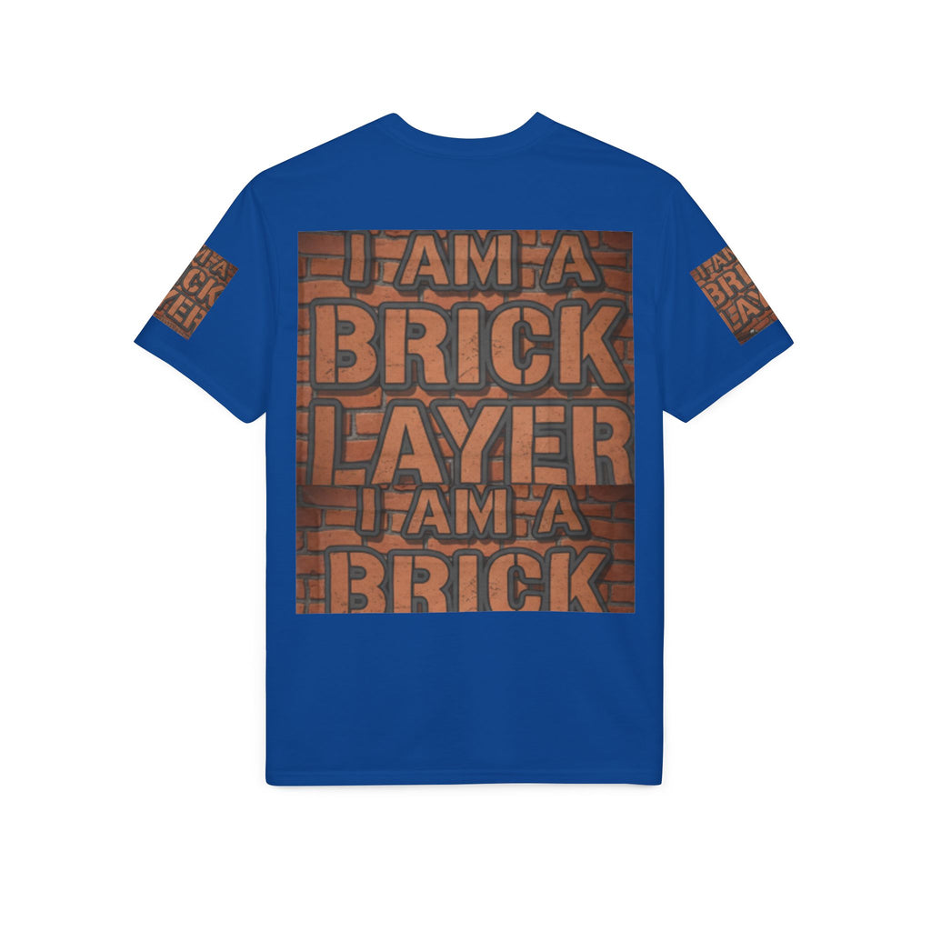 Bricklayer Graphic T-Shirt — "I Am a Bricklayer" Construction Worker Tee