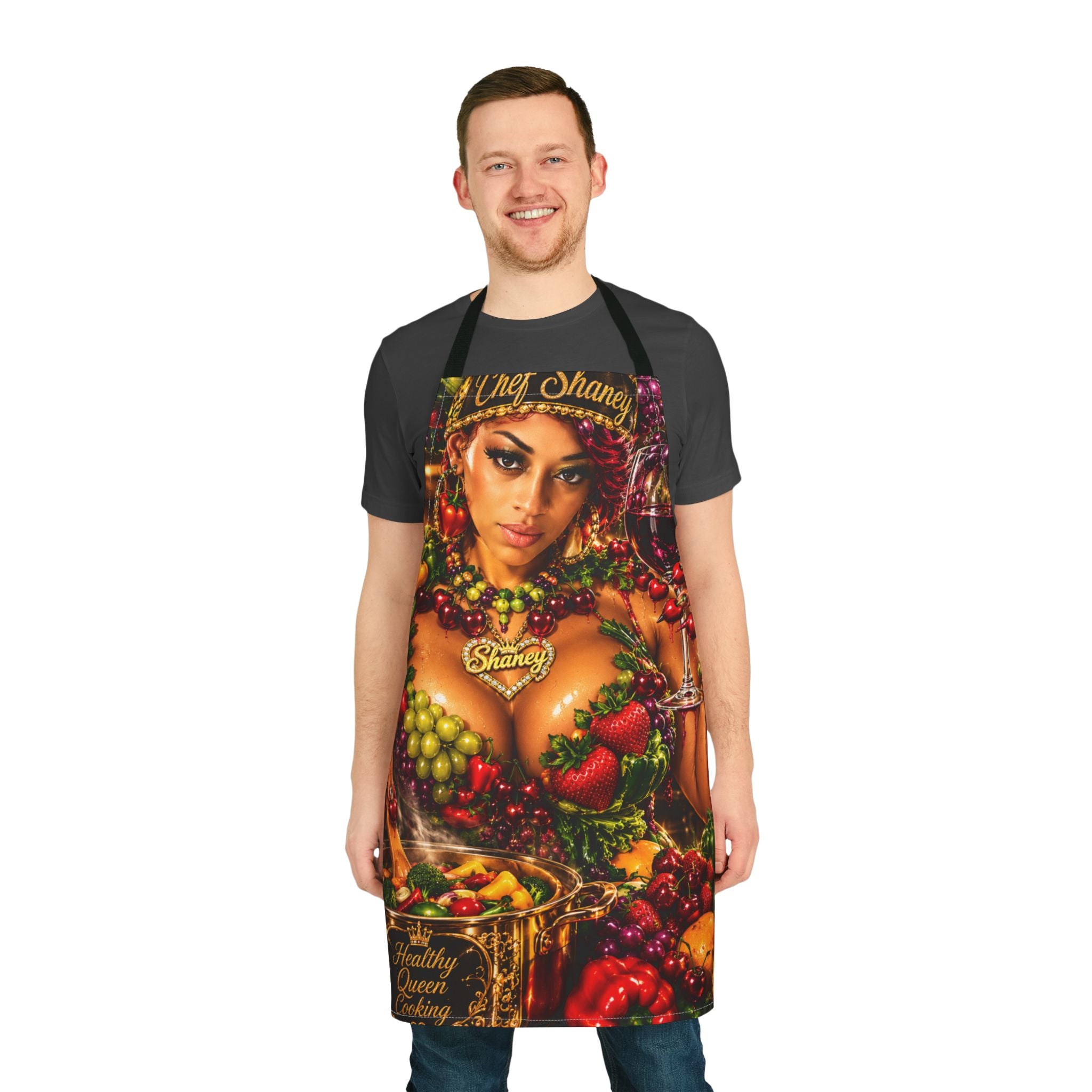 Apron — Vibrant Fruit Goddess Cooking Apron