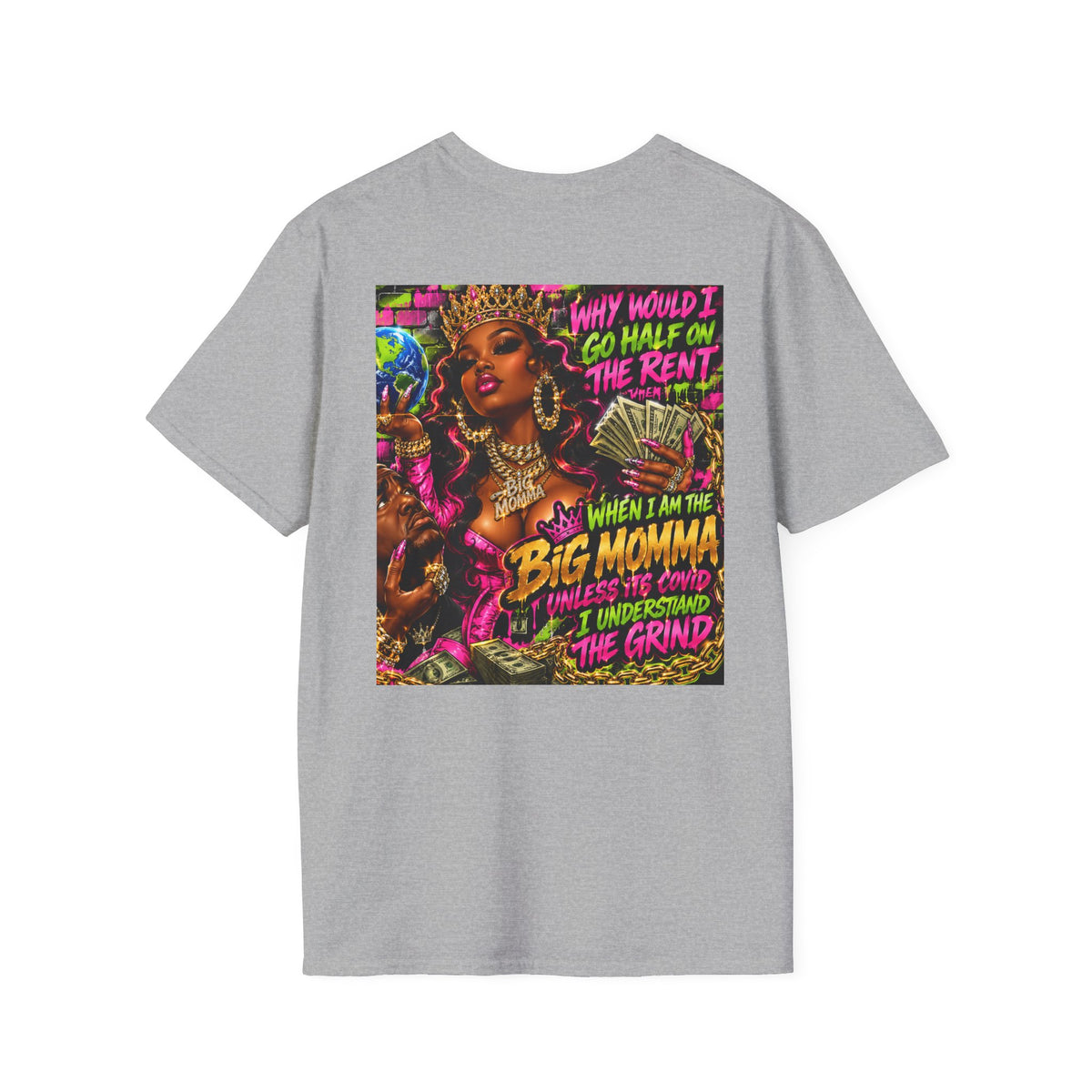 Big Momma Graphic T-Shirt – Bold Retro Hip-Hop Streetwear