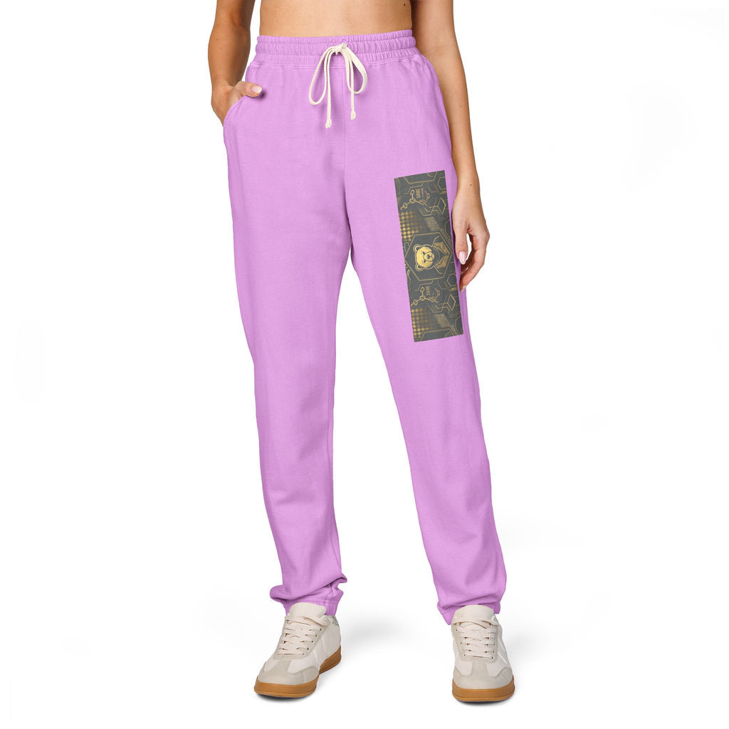 Distressed Graphic Fleece Sweatpants