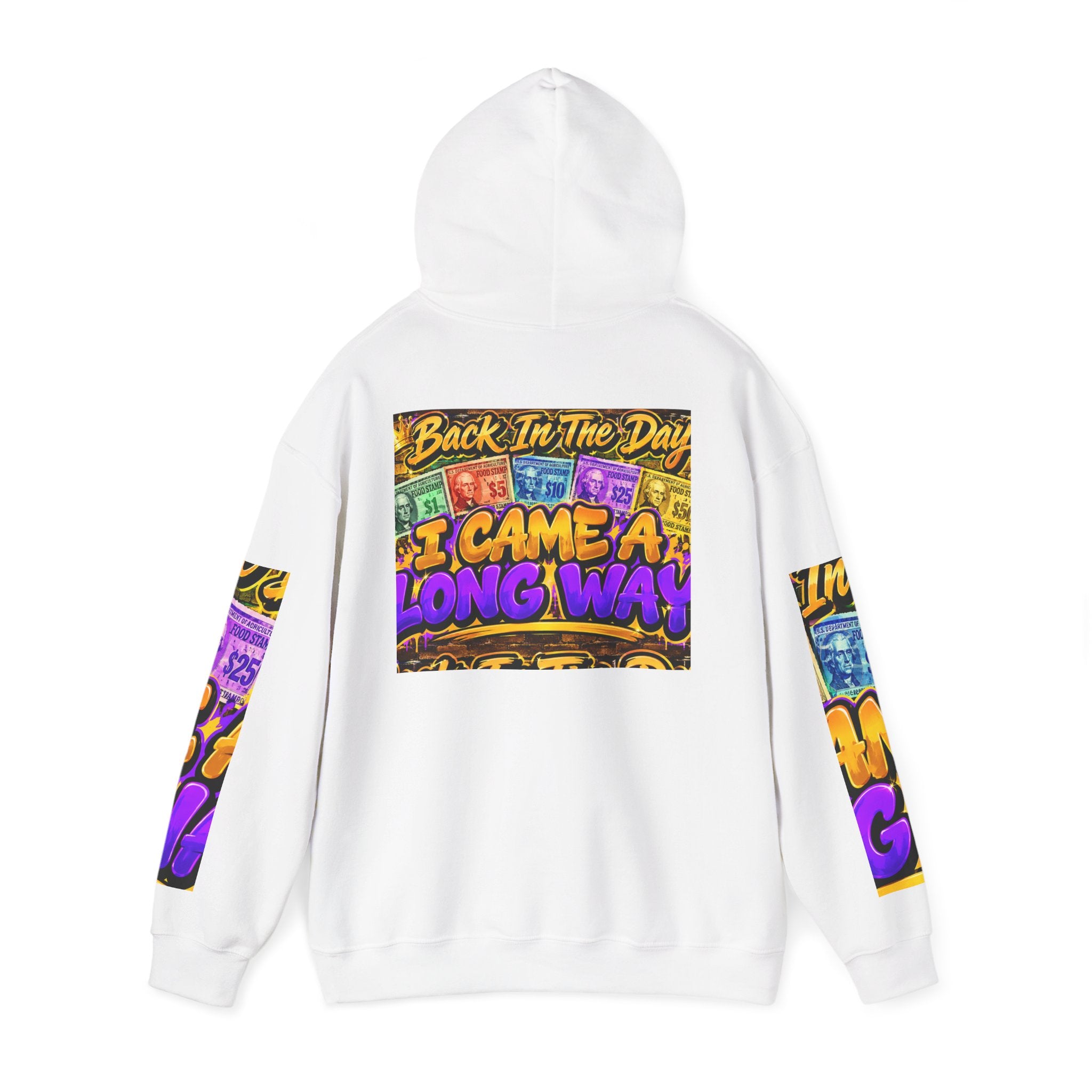 I Came A Long Way Hoodie — Retro Back In The Day Graphic Sweatshirt