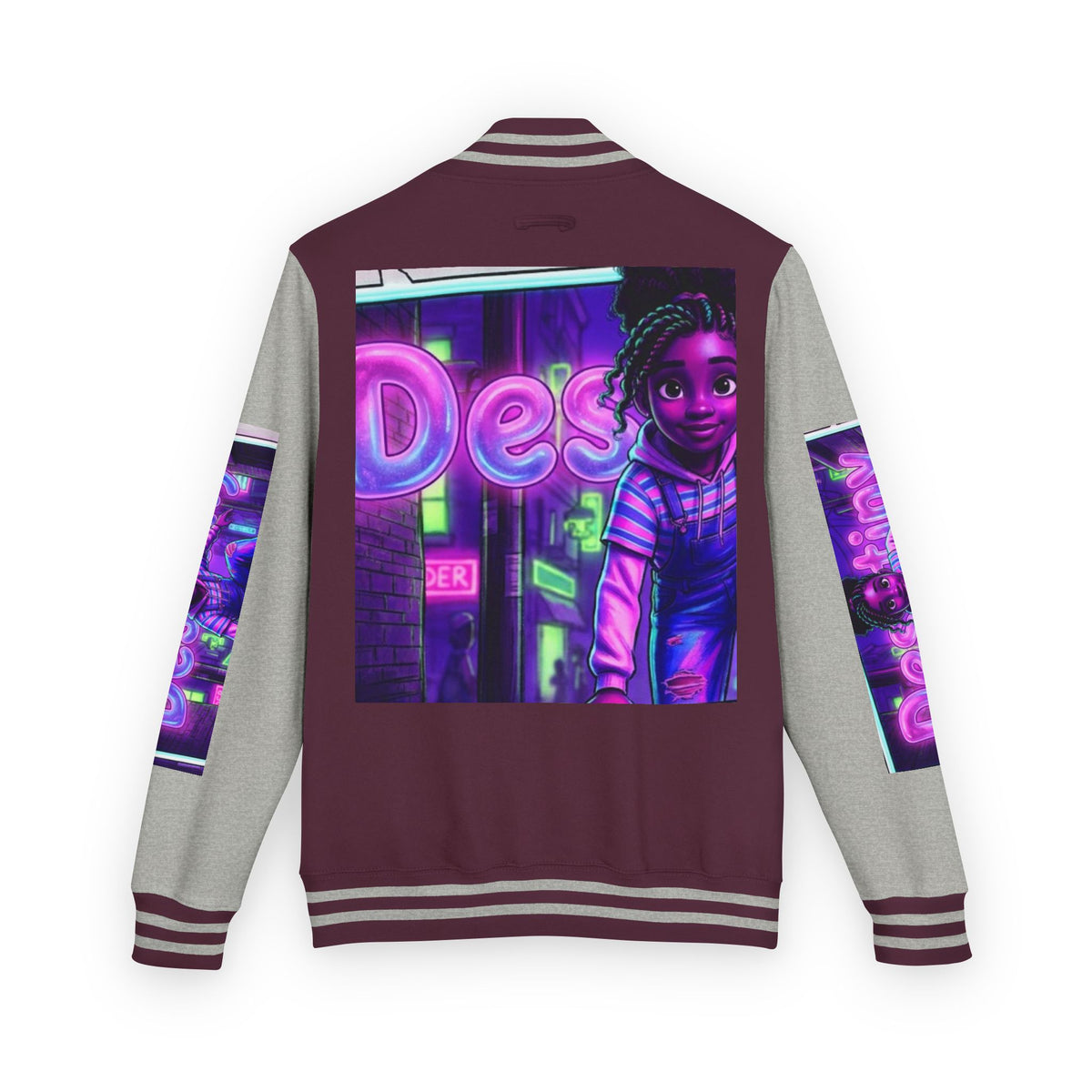 Retro Anime Letterman Jacket