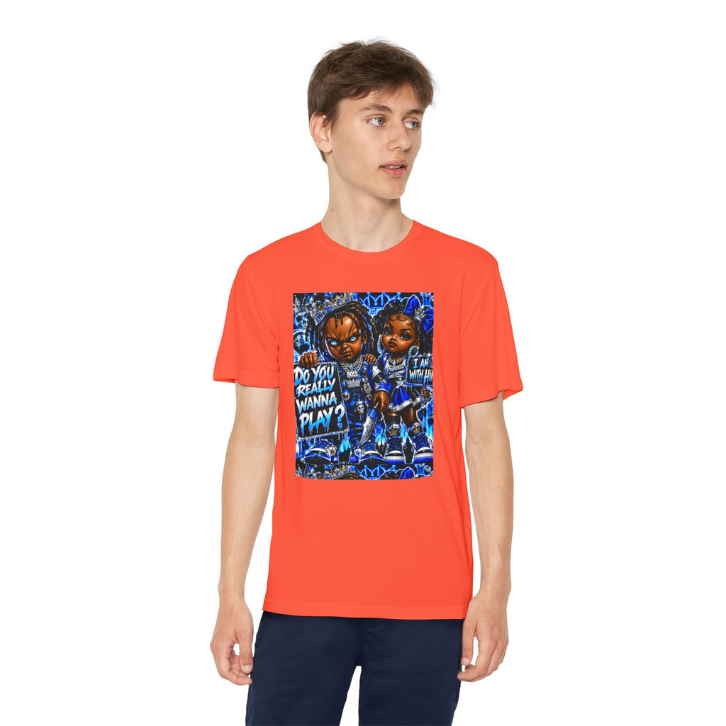 Youth Competitor Tee — 'Do You Really Wanna Play?' Graphic T-Shirt
