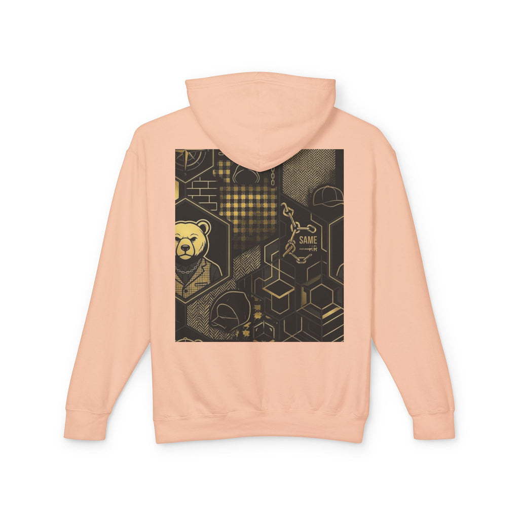Geometric Bear Graphic Hoodie