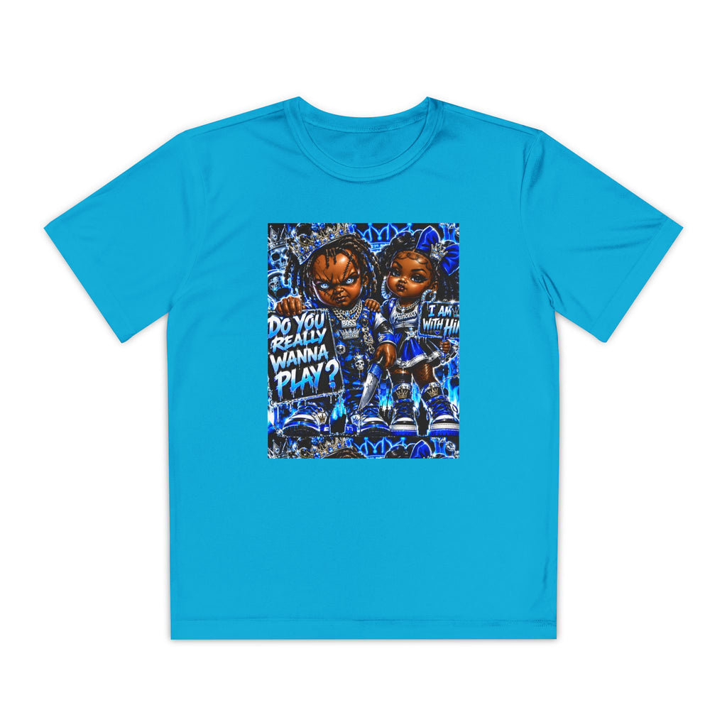 Youth Competitor Tee — 'Do You Really Wanna Play?' Graphic T-Shirt