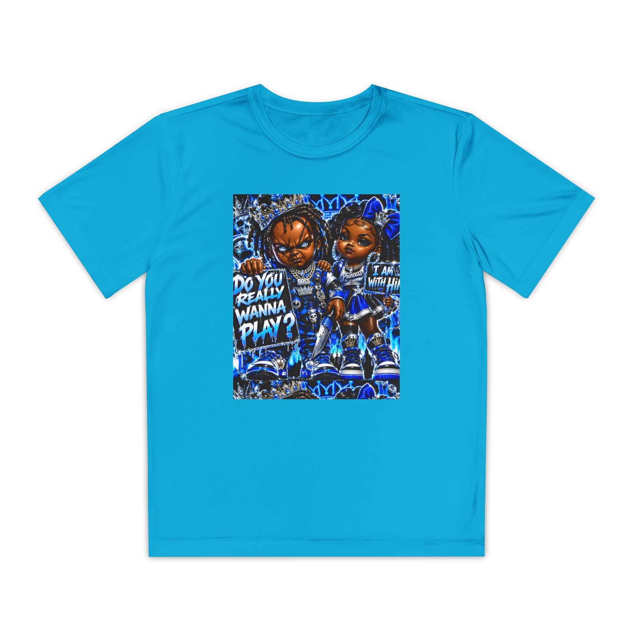 Youth Competitor Tee — 'Do You Really Wanna Play?' Graphic T-Shirt