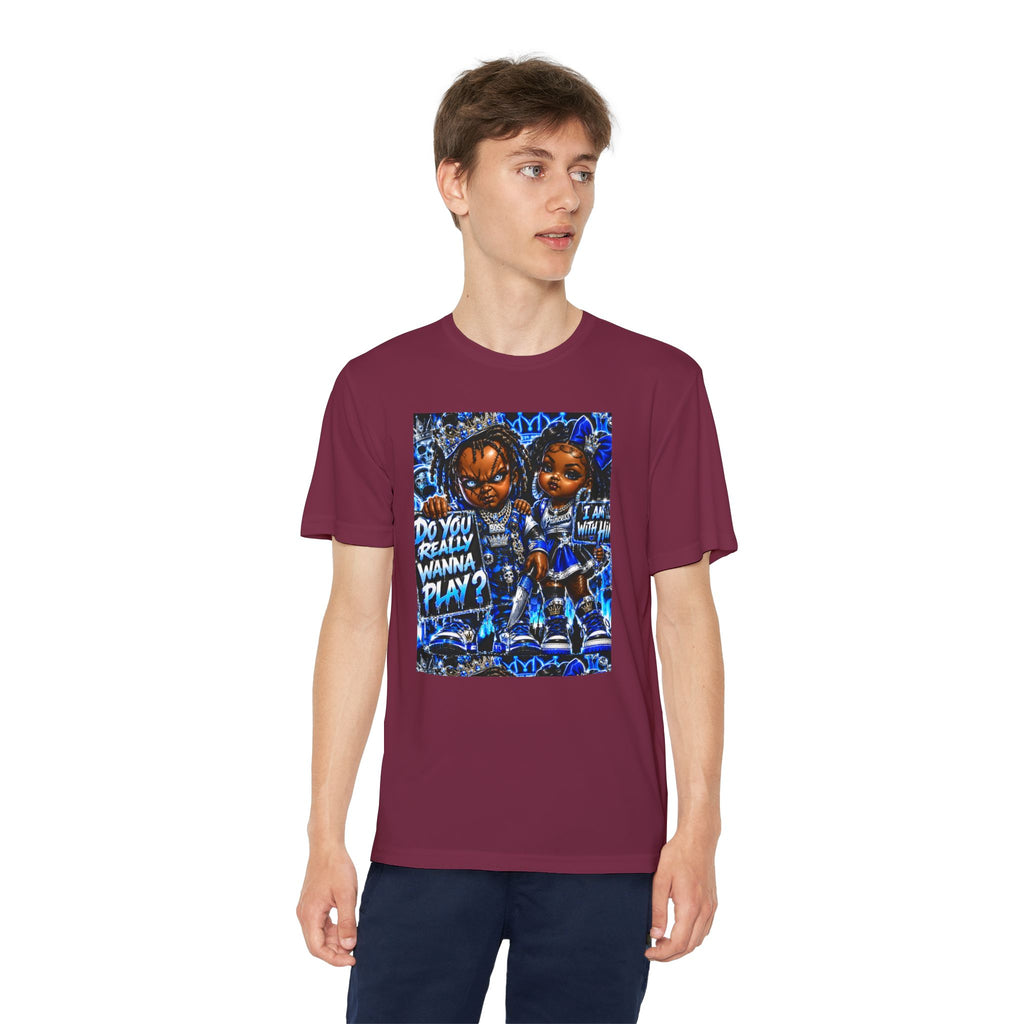 Youth Competitor Tee — 'Do You Really Wanna Play?' Graphic T-Shirt