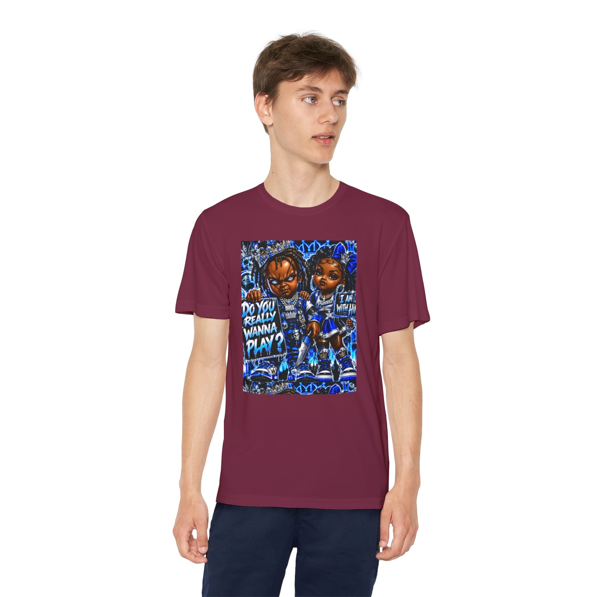 Youth Competitor Tee — 'Do You Really Wanna Play?' Graphic T-Shirt